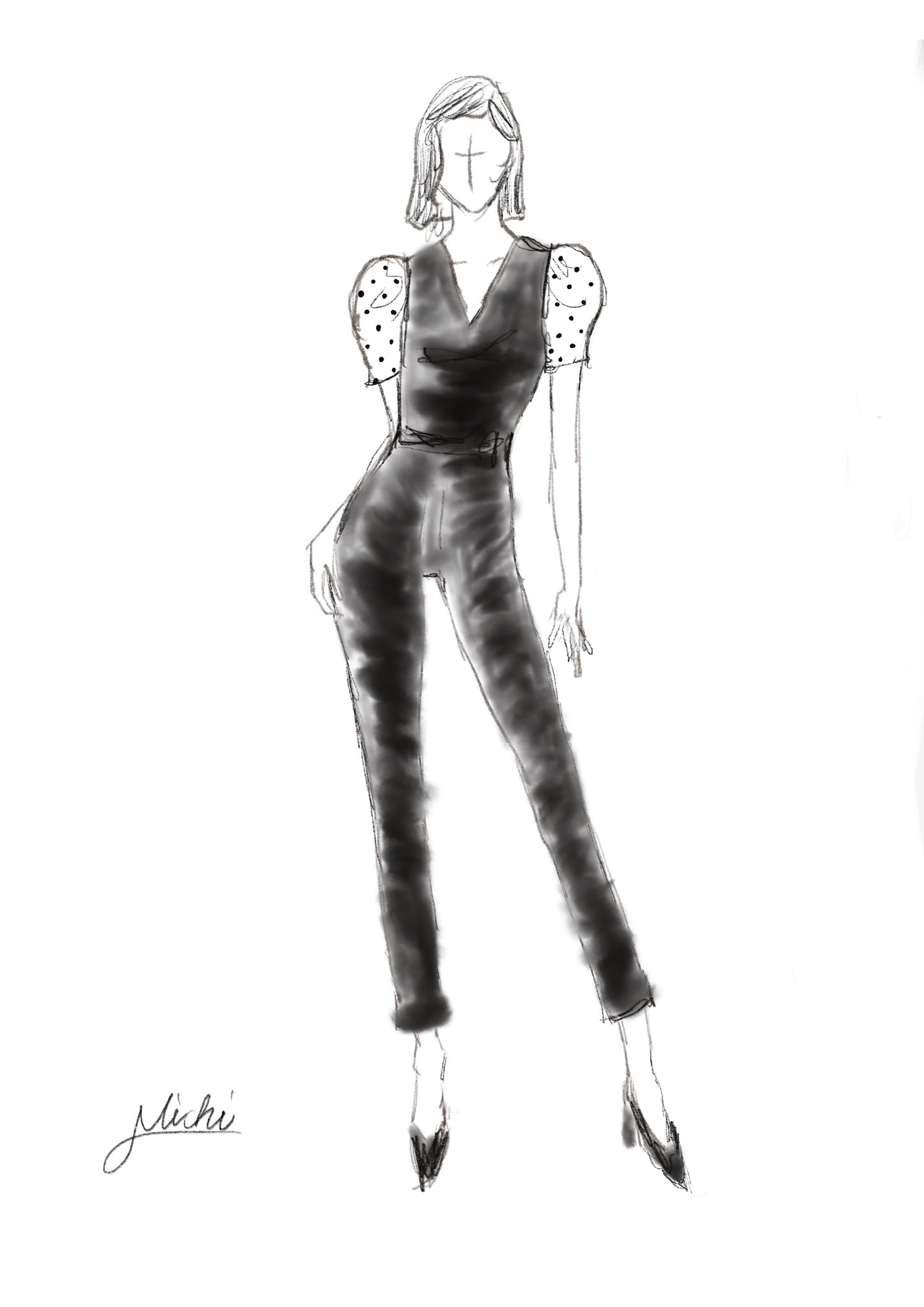 Dot Sleeve Ronpers
